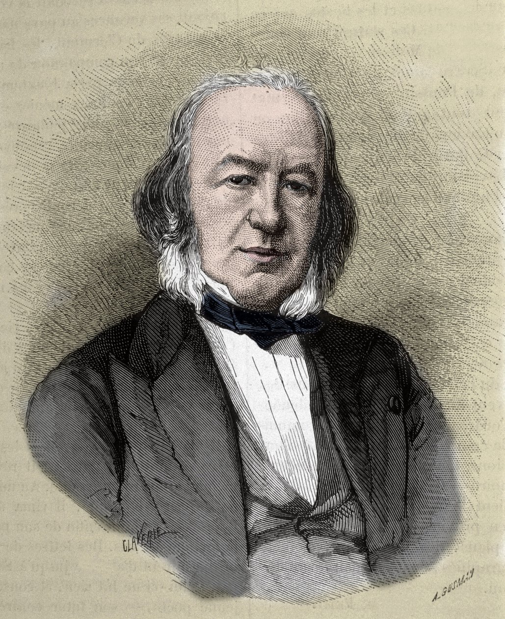 Portrett av Claude Bernard (1813 - 1878) fransk fysiolog. av Unknown artist