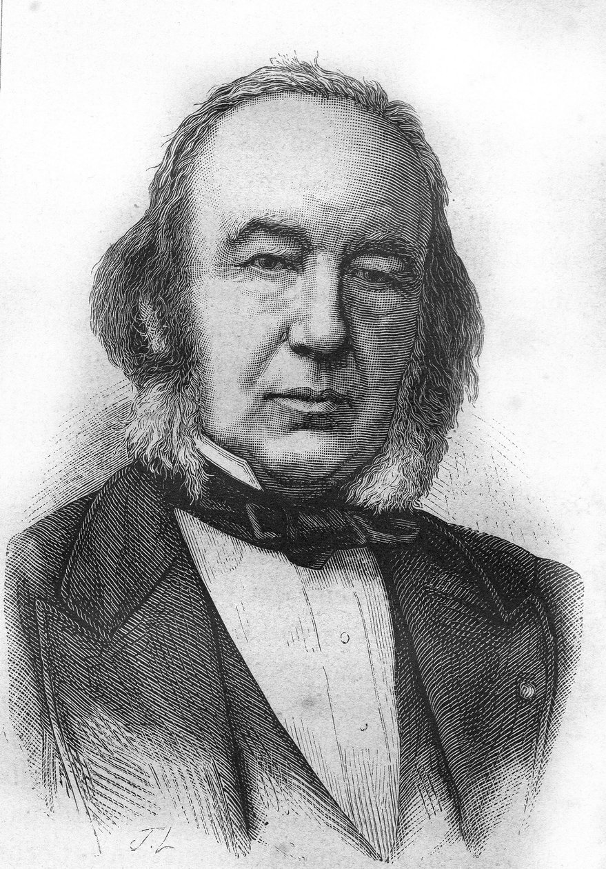 Portrett av Claude Bernard (1813 - 1878) fransk fysiolog - i "" L
