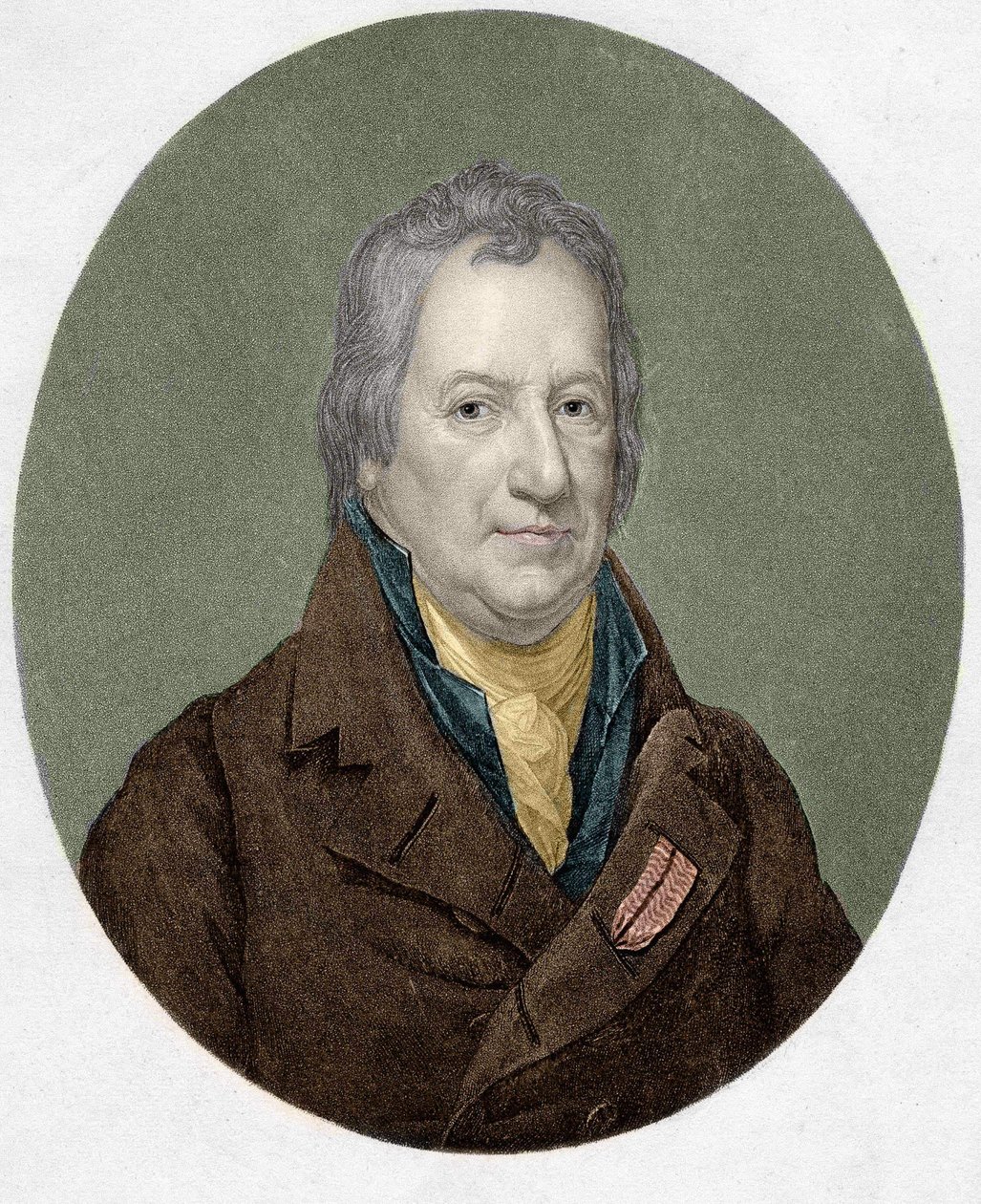 Portrett av Claude Louis, grev Berthollet (1748 - 1822), fransk kjemiker. av Unknown artist