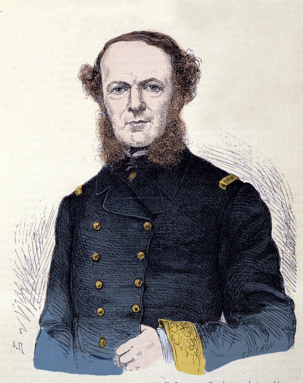 Portrett av grev Carlo av Persano Pellion (1806-1883), patriot av den italienske foreningen. av Unknown artist