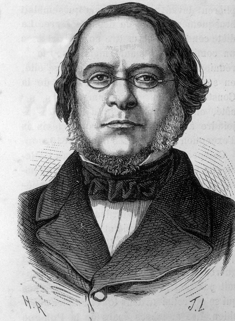 Portrett av Daniele Manin (1804-1857), italiensk politiker. av Unknown artist