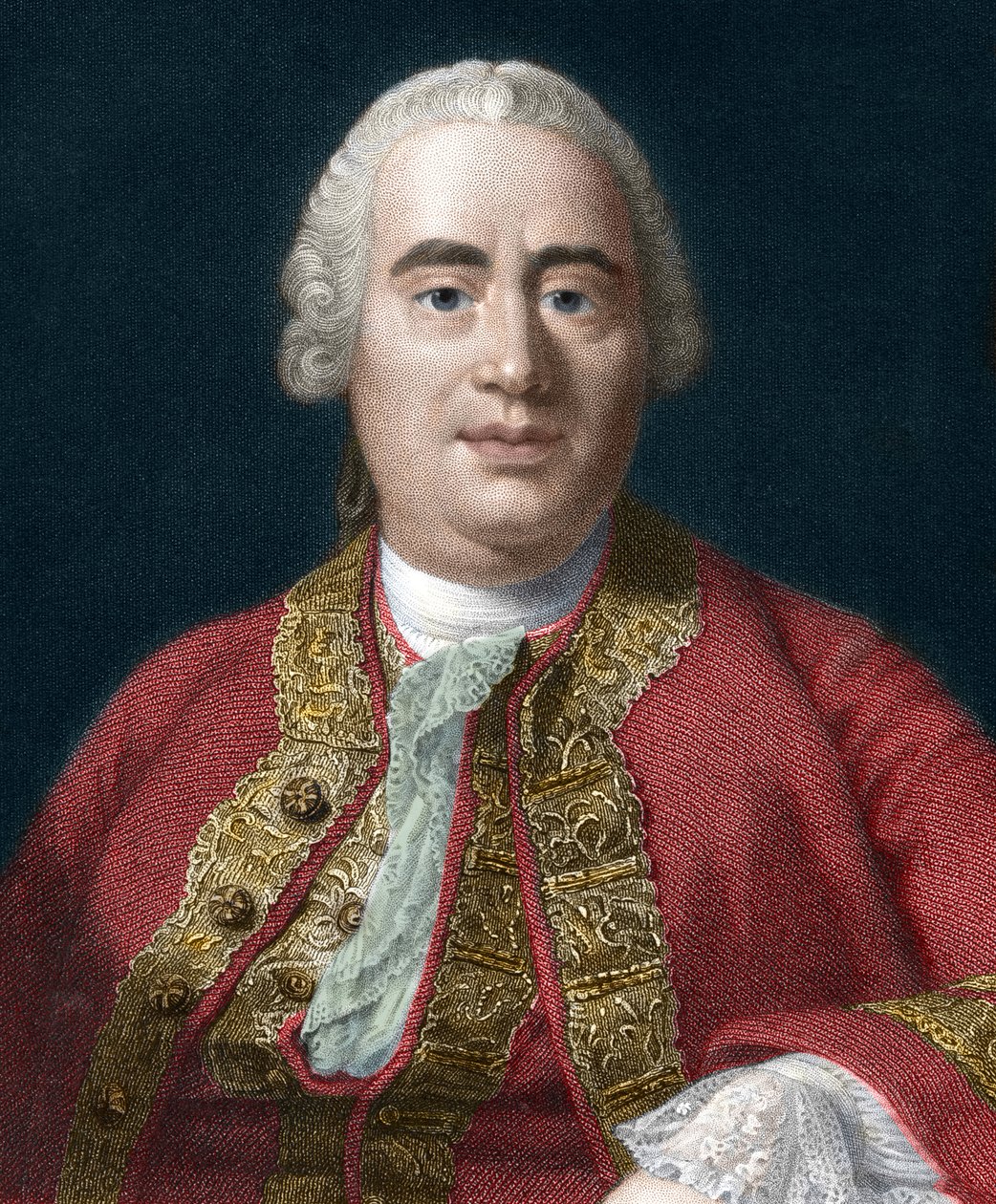 Portrett av David Hume, skotsk filosof (1711-1776) - David Hume (1771-1776) skotsk filosof og historiker av Unknown artist