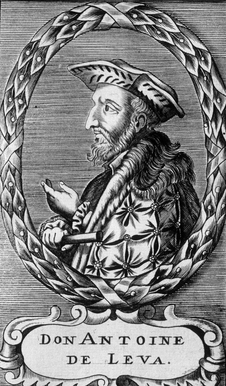 Portrett av Don Antoine de Leva - n.d. av Unknown artist