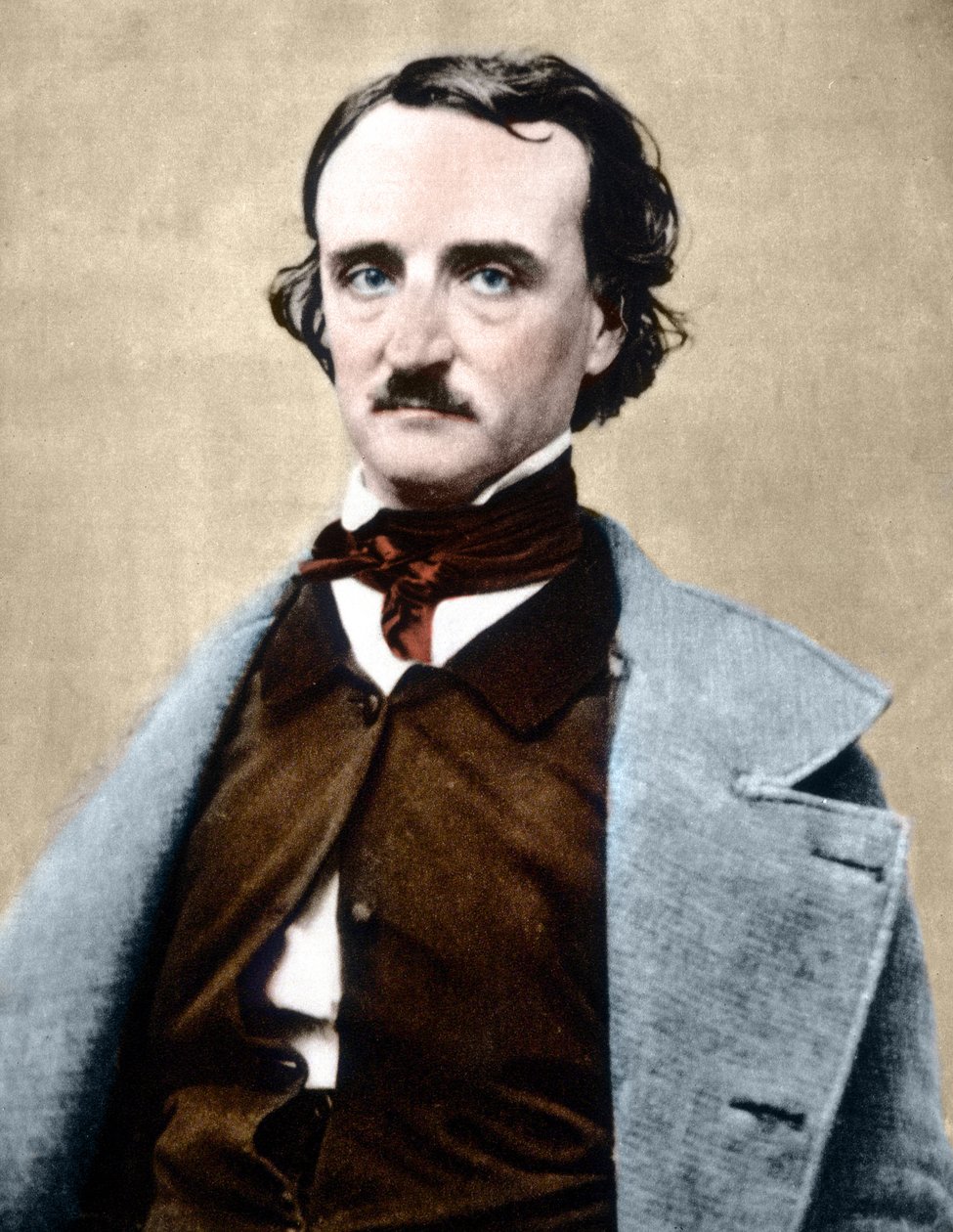 Portrett av Edgar Allan Poe (1809–1849), amerikansk forfatter. av Unknown artist