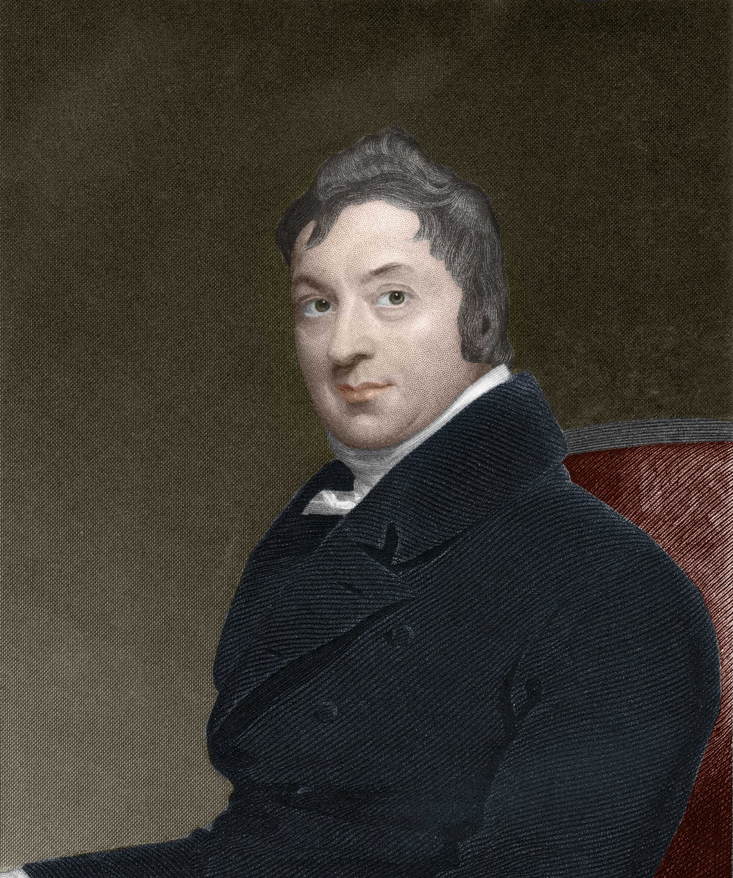 Portrett av Edward Jenner (1749-1823), engelsk lege, oppdager av immunitet mot kopper. av Unknown artist