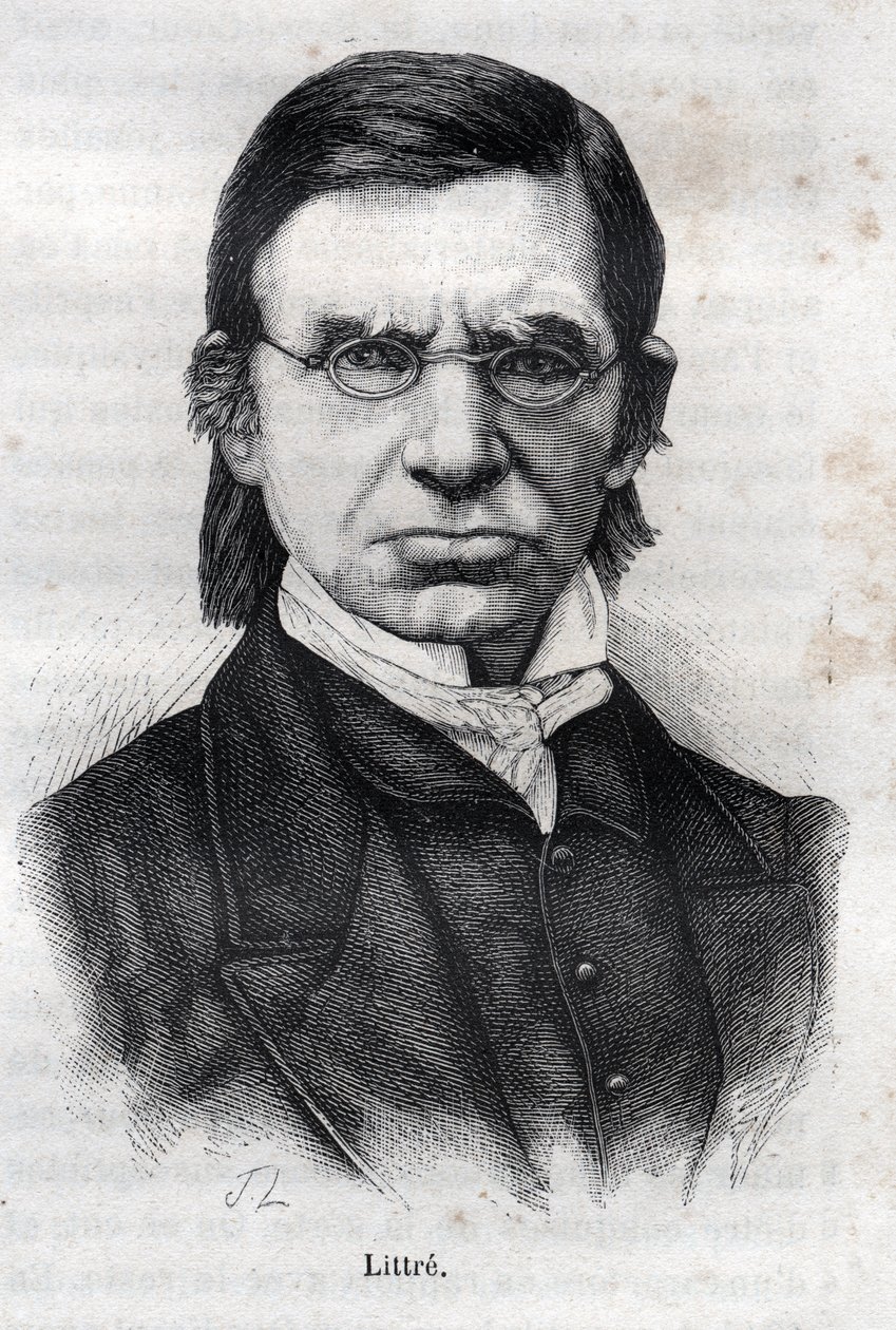 Portrett av Emile Littré (1801 - 1881) av Unknown artist