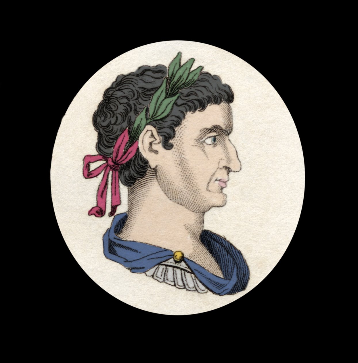 Portrett av keiser Trajan (Marcus Ulpius Traianus) (98-117 e.Kr.). av Unknown artist