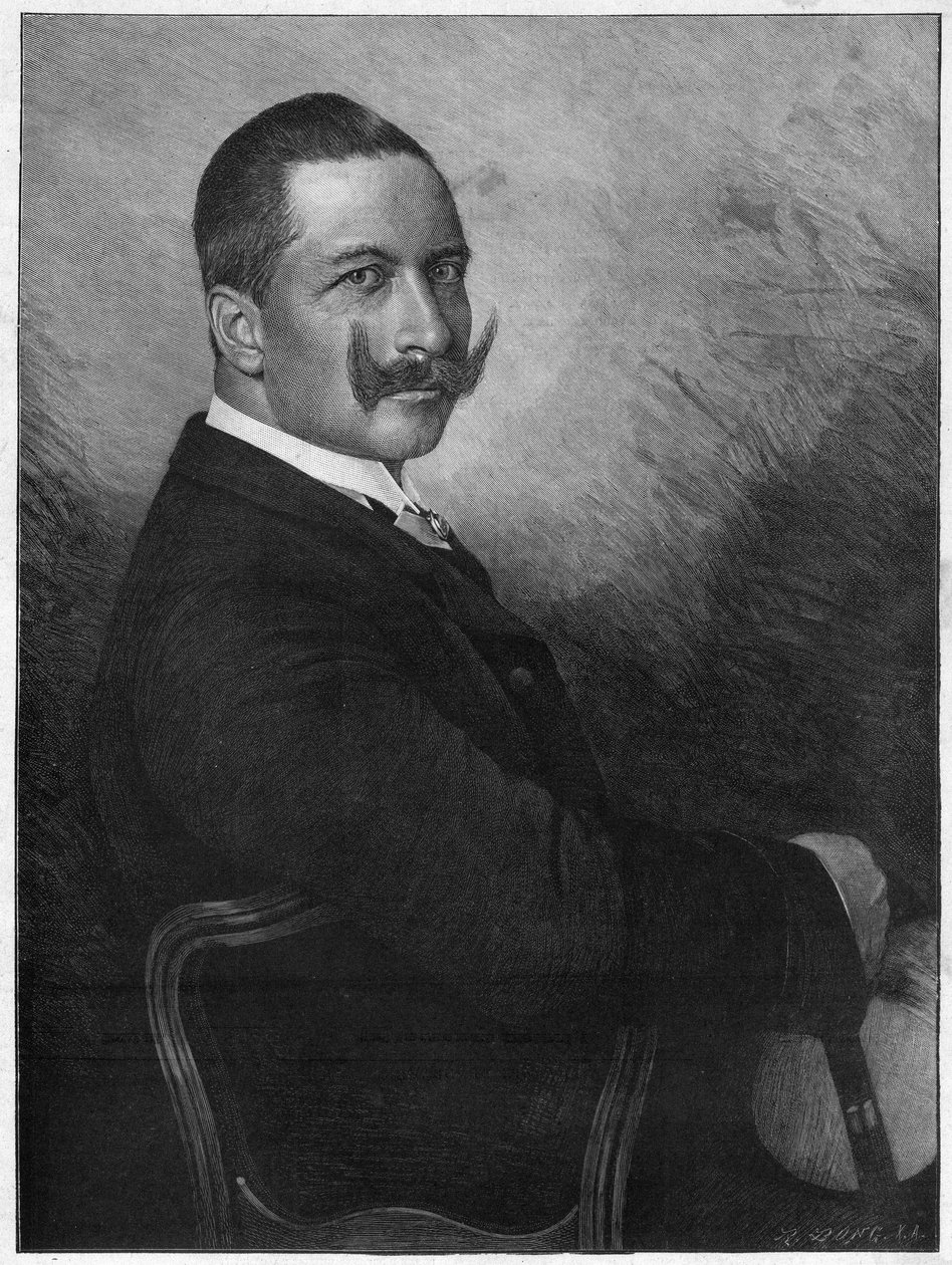 Portrait of Emperor William II (1859-1941) (Kaiser Wilhelm II German emperor and King of Prussia) 1899 av Unknown artist