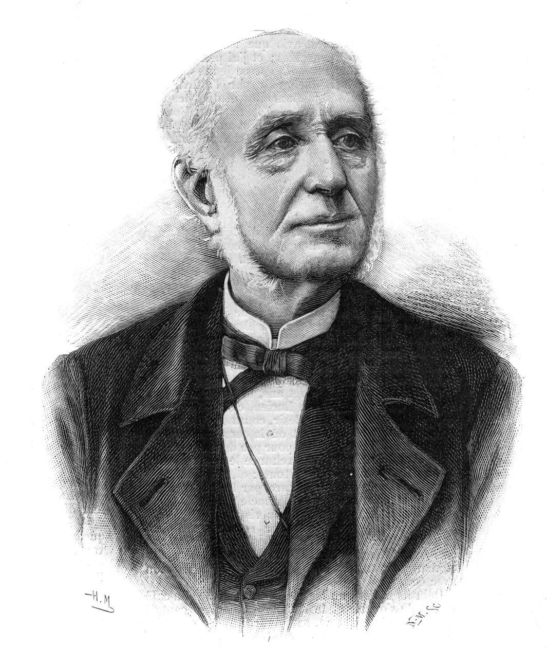 Portrett av Etienne Arago (1802-1892) dramatisk forfatter, politiker, borgermester i Paris av Unknown artist