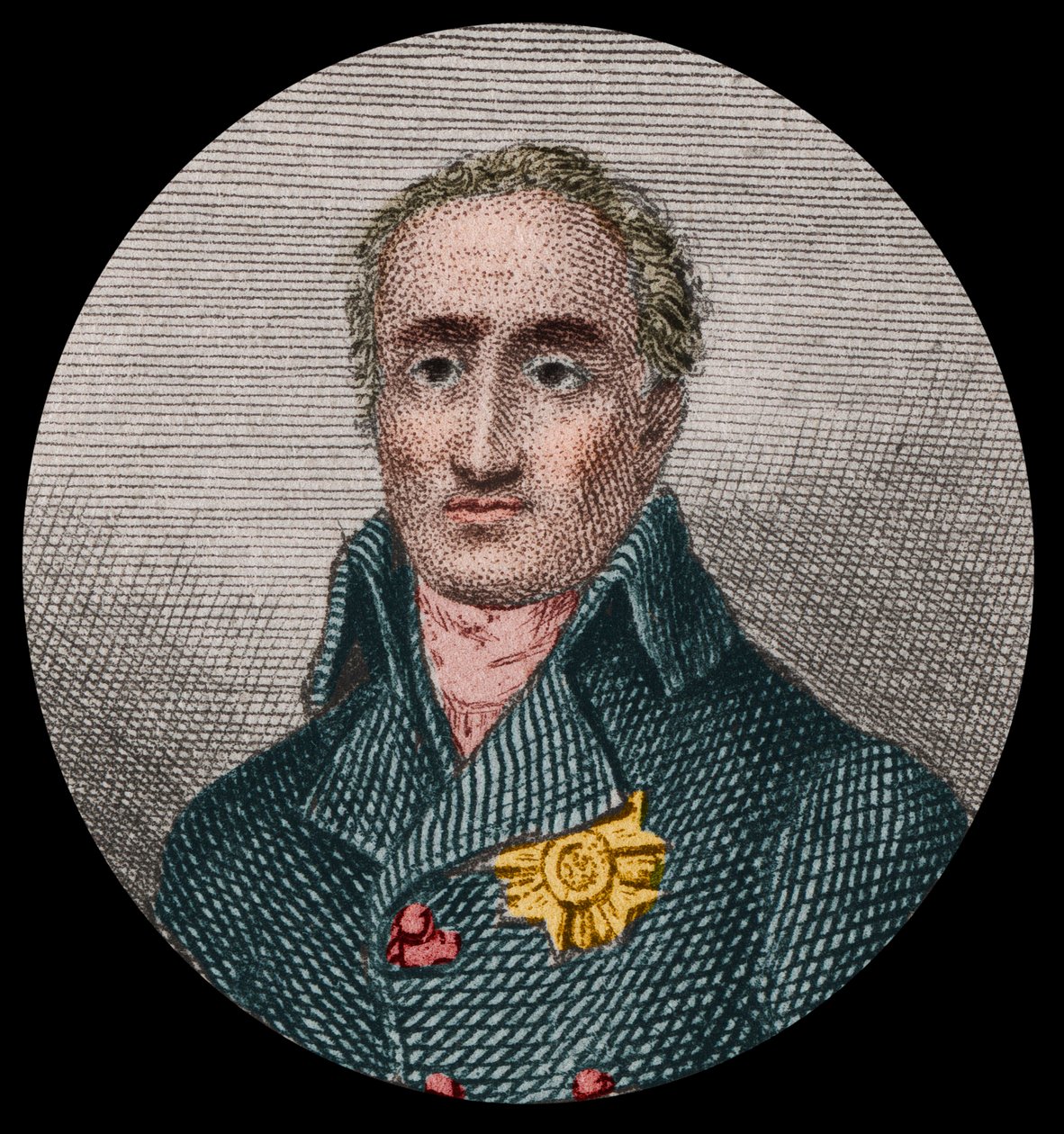 Portrett av Etienne de La Ville, grev De Lacepede (1756-1825), fransk naturforsker. Anonym gravering fra 1876. av Unknown artist