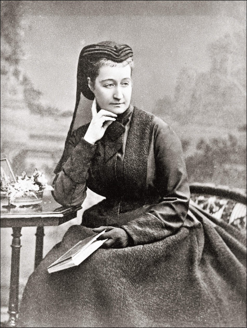 Portrett av Eugenia, kona til Napoleon III og franskmennenes dronning. 1800-tallet. av Unknown artist