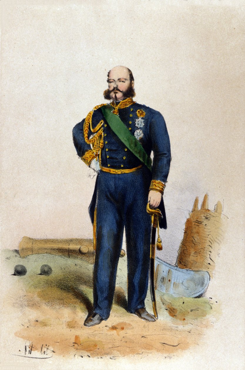 Portrett av Eugenio di Savoia Carignano (1816-1888). av Unknown artist