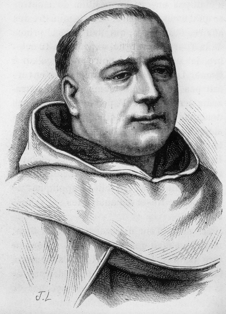 Portrett av far Hyacinthe av Unknown artist