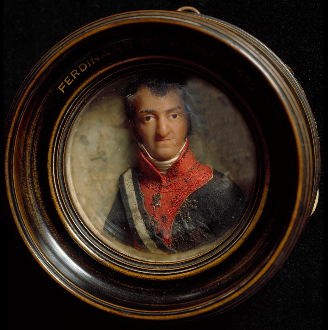 Portrett av Ferdinand I av Bourbon eller Ferdinand IV (1751-1825), kongen av Napoli Skulptur av voks. Firenze, Museo Nazionale del Bargello av Unknown artist