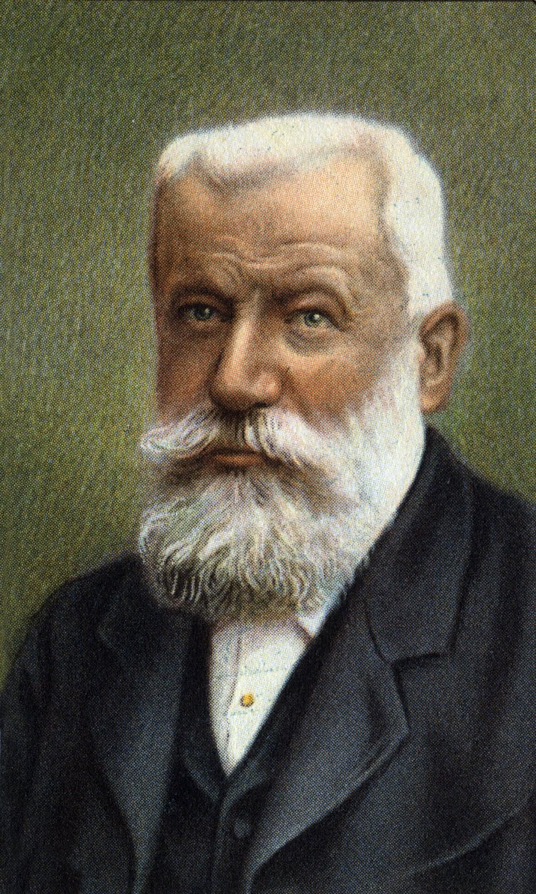 Portrett av Fernand Forest, fransk oppfinner. av Unknown Artist