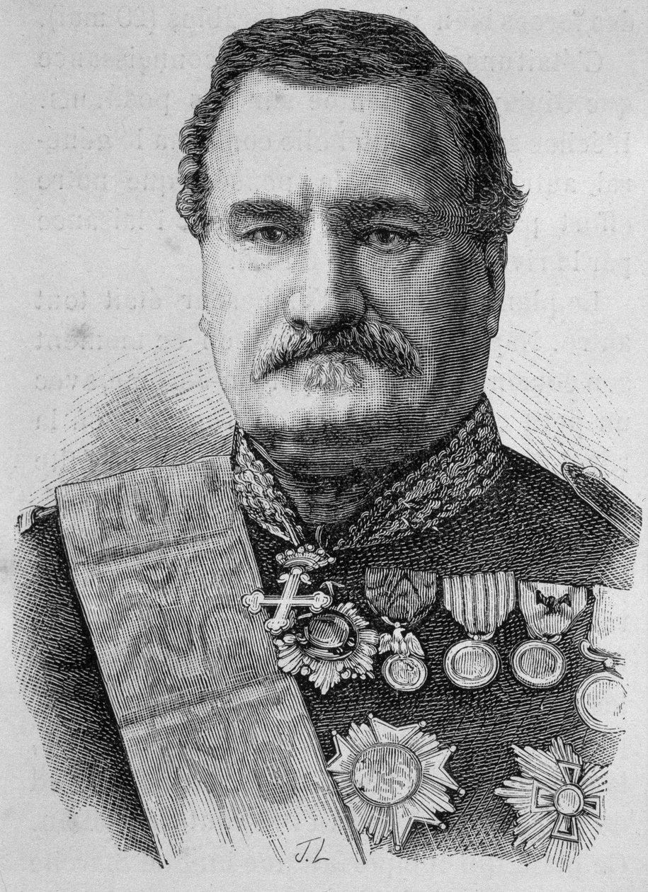 Portrett av Forey, marskalk av Frankrike (1804 - 1872) av Unknown artist