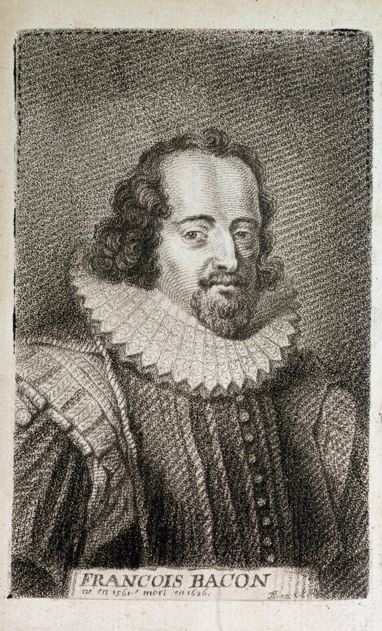 Portrett av Francis Bacon (1561-1626), engelsk filosof. n.d. v.1600. av Unknown artist