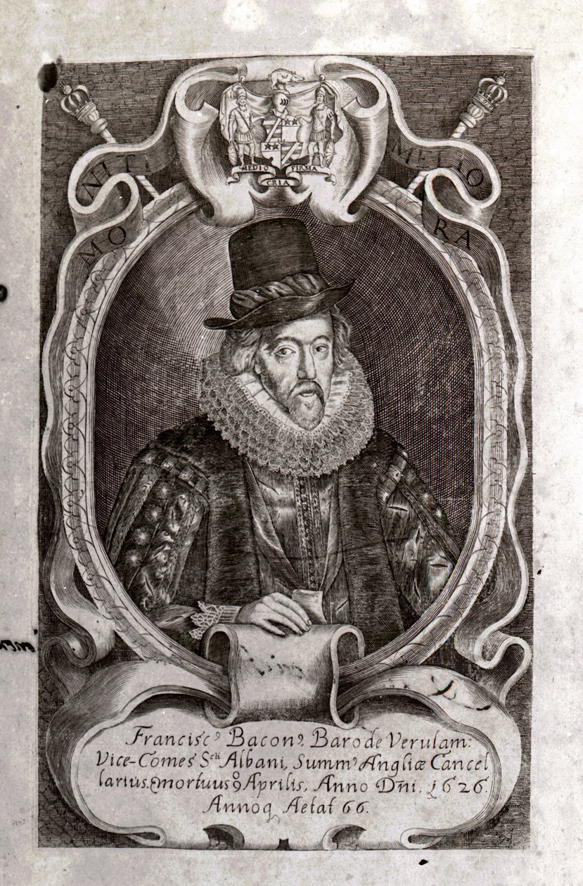 Portrett av Francis Bacon (1561 - 1626). av Unknown artist