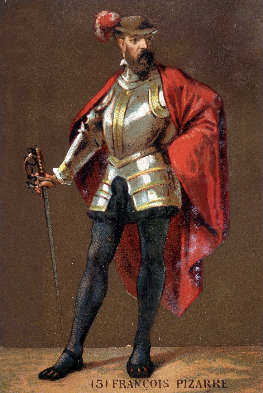 Portrett av Francisco Pizarro (i fr. Francois Pizarre av Unknown artist