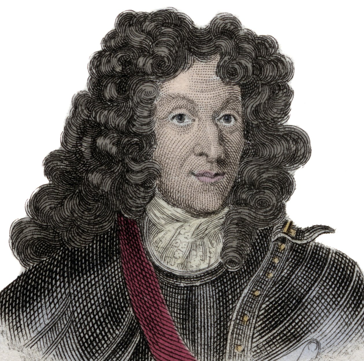 Portrett av Francois-Henri de Montmorency-Bouteville (Francois Henri de Montmorency Bouteville) (1628-1695), marechal av Luxembourg, hertugen av Piney og fransk general. av Unknown artist