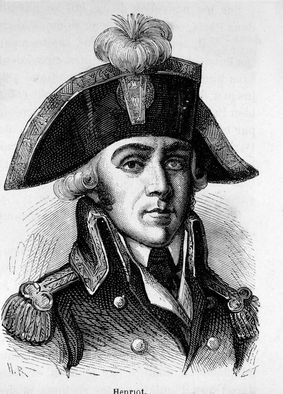 Portrait of Francois Hanriot (1761-1794), French Revolutionary av Unknown artist