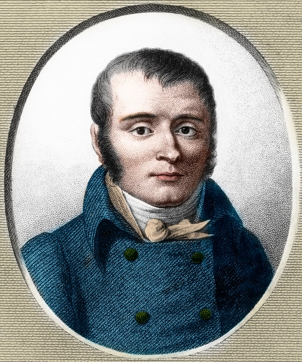 Portrett av Francois Xavier Bichat (1771-1802) fransk lege. av Unknown artist