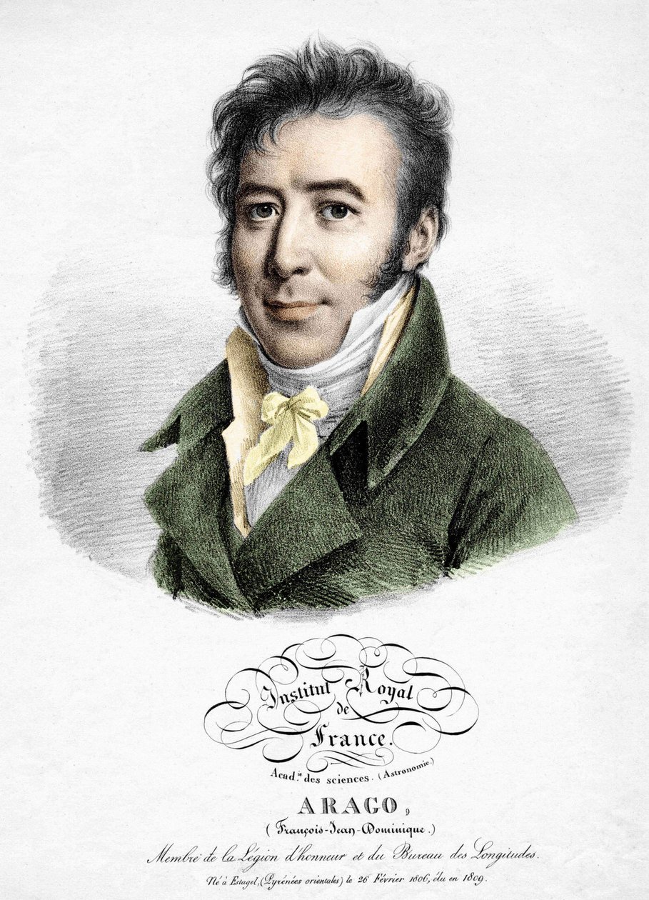 Portrait of François Arago. (1786-1853) av Unknown artist