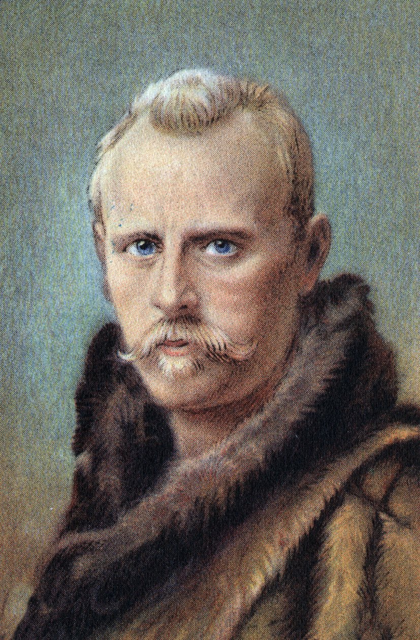 Portrait of Fridtjof Nansen, Norwegian Explorer av Unknown Artist