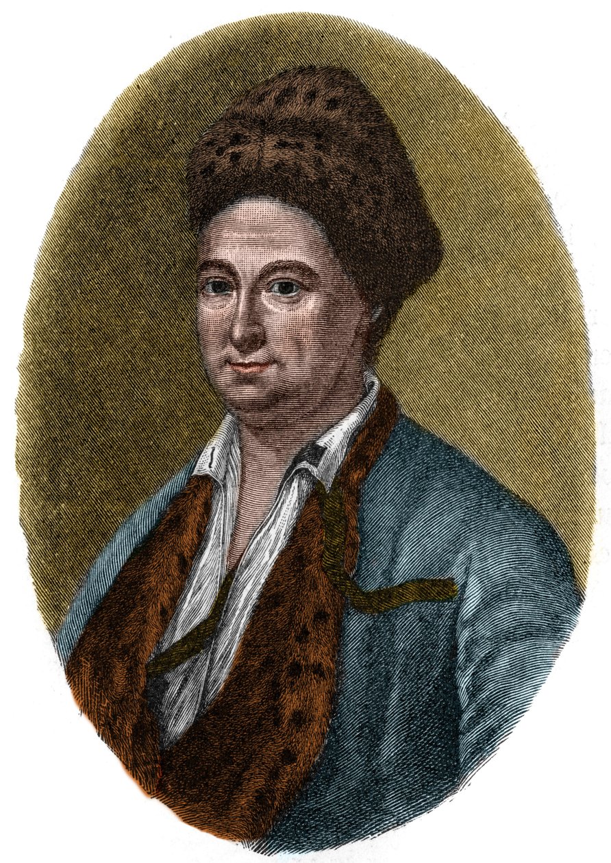 Portrett av Friedrich von Hagedorn av Unknown artist