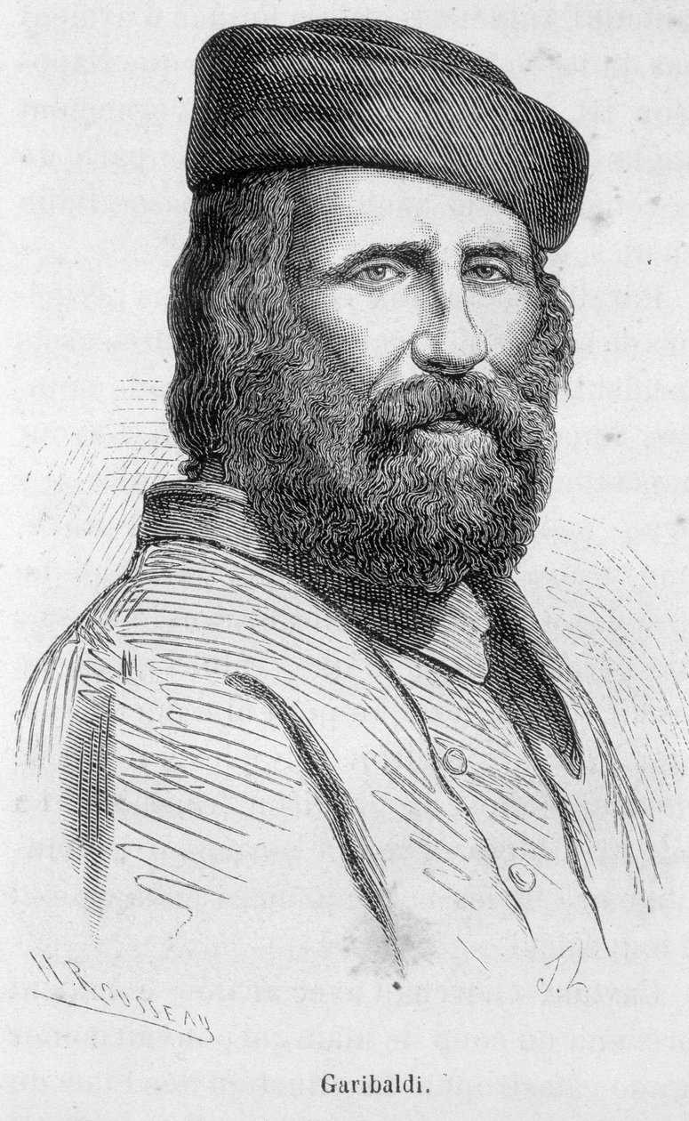 Portrett av Garibaldi (1807 - 1882) av Unknown artist