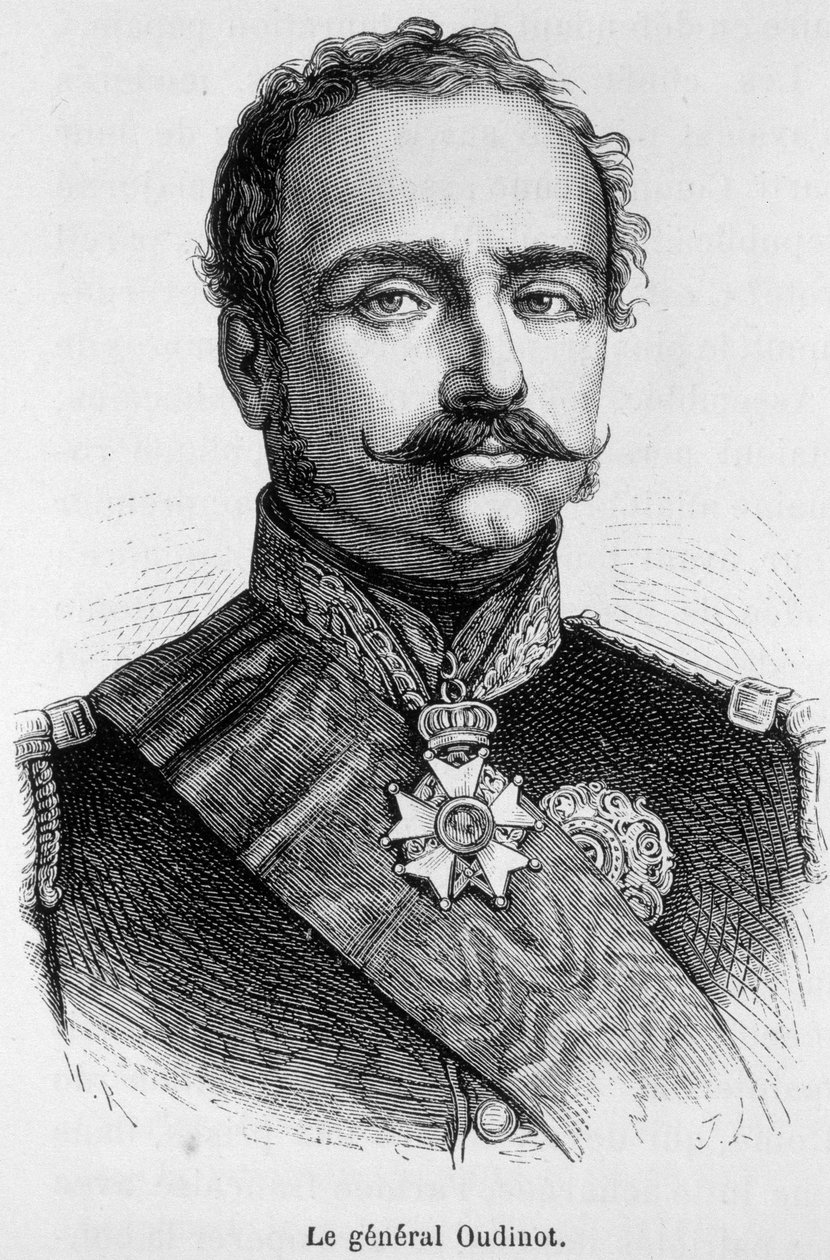 Portrett av general Nicolas Charles Victor Oudinot, hertug av Reggio (1791 - 1863) av Unknown artist