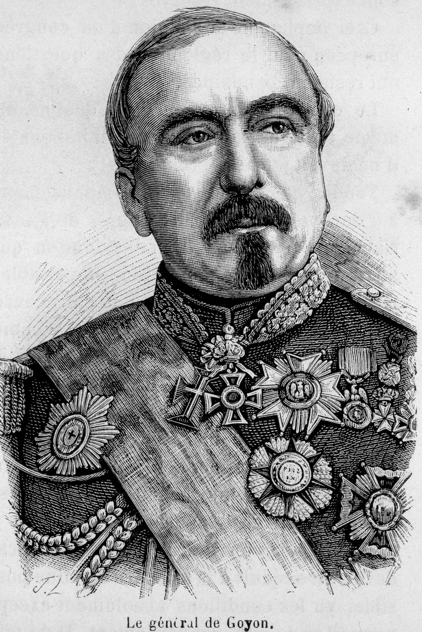 Portrett av general de Goyon av Unknown artist