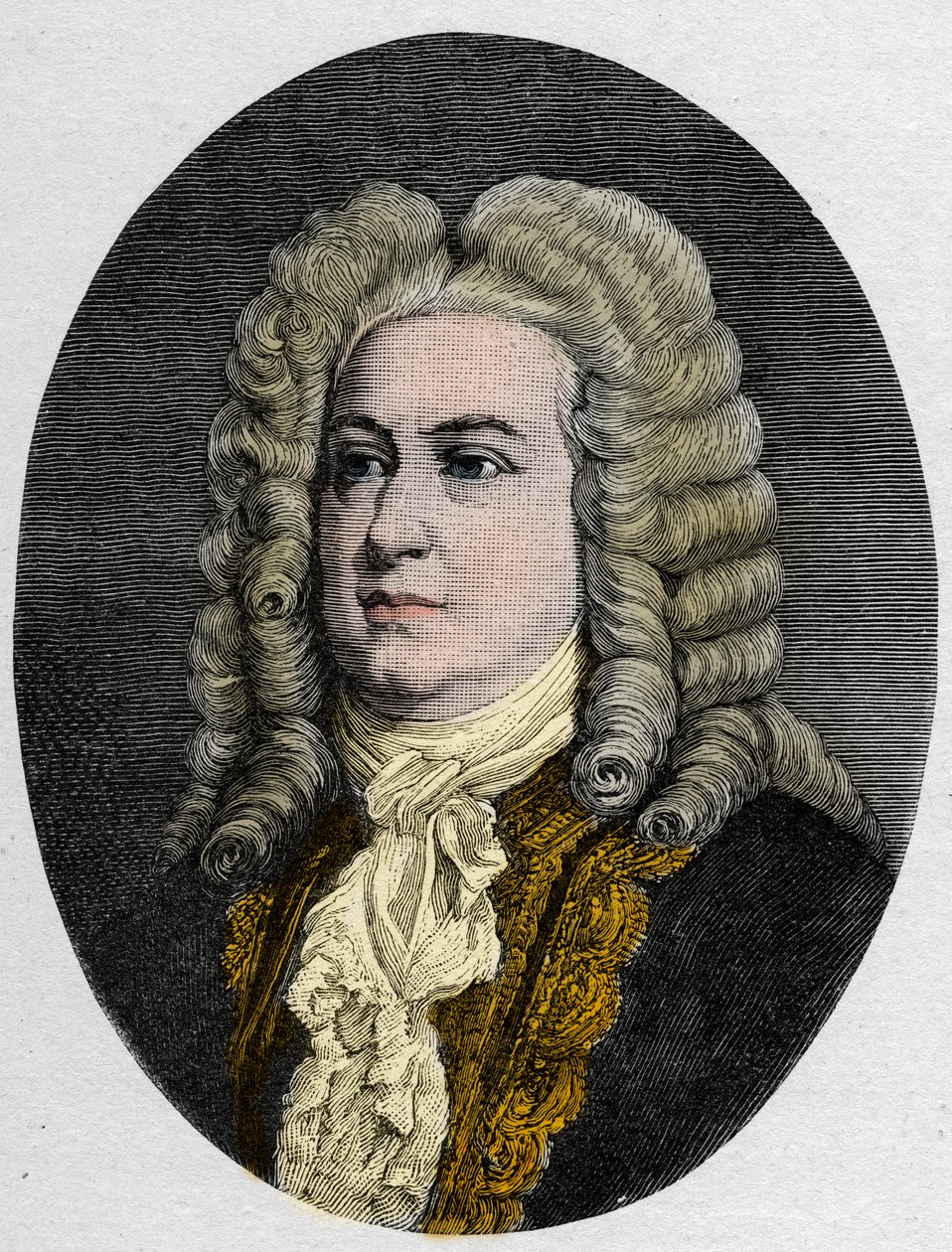 Portrett av George Frederick Handel (Georg Friedrich Handel av Unknown artist