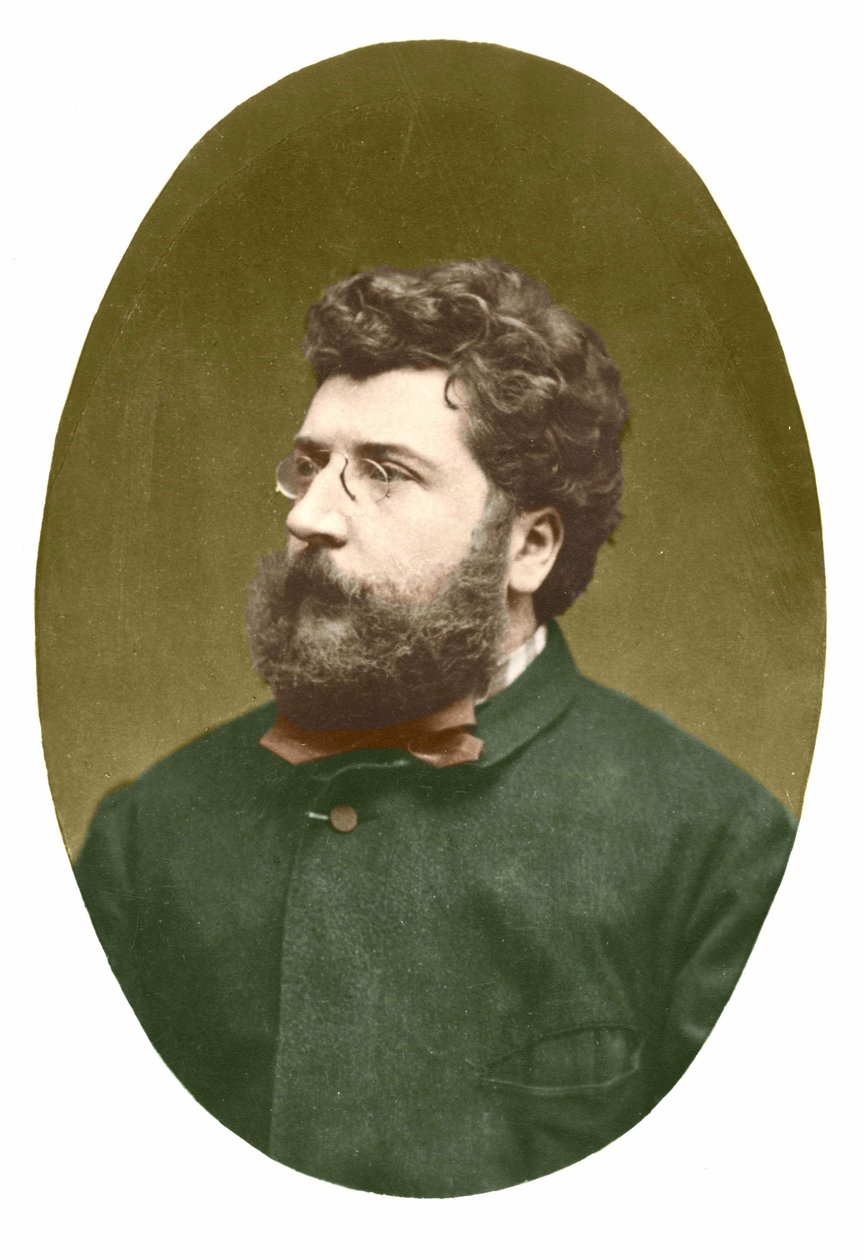 Portrett av Georges Bizet (1838 - 1875). av Unknown artist