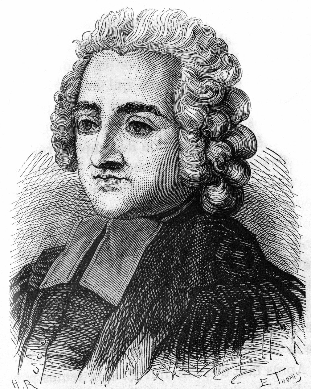 Portrett av Germain Louis de Chauvelin. fransk politiker. 1685-1762 av Unknown artist