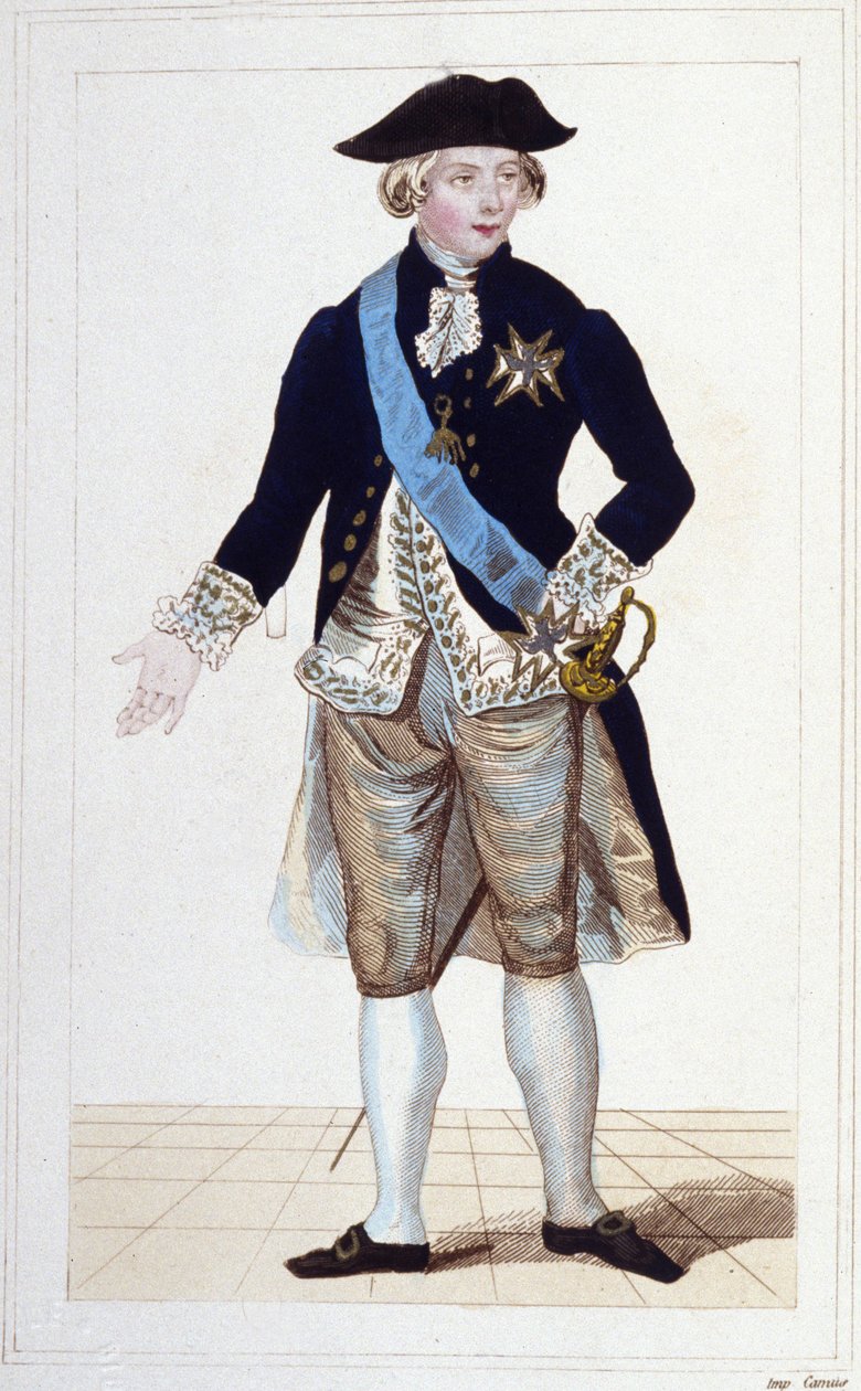 Portrett av Gilbert Mottier, Marquis de La Fayette (1757-1834). av Unknown artist