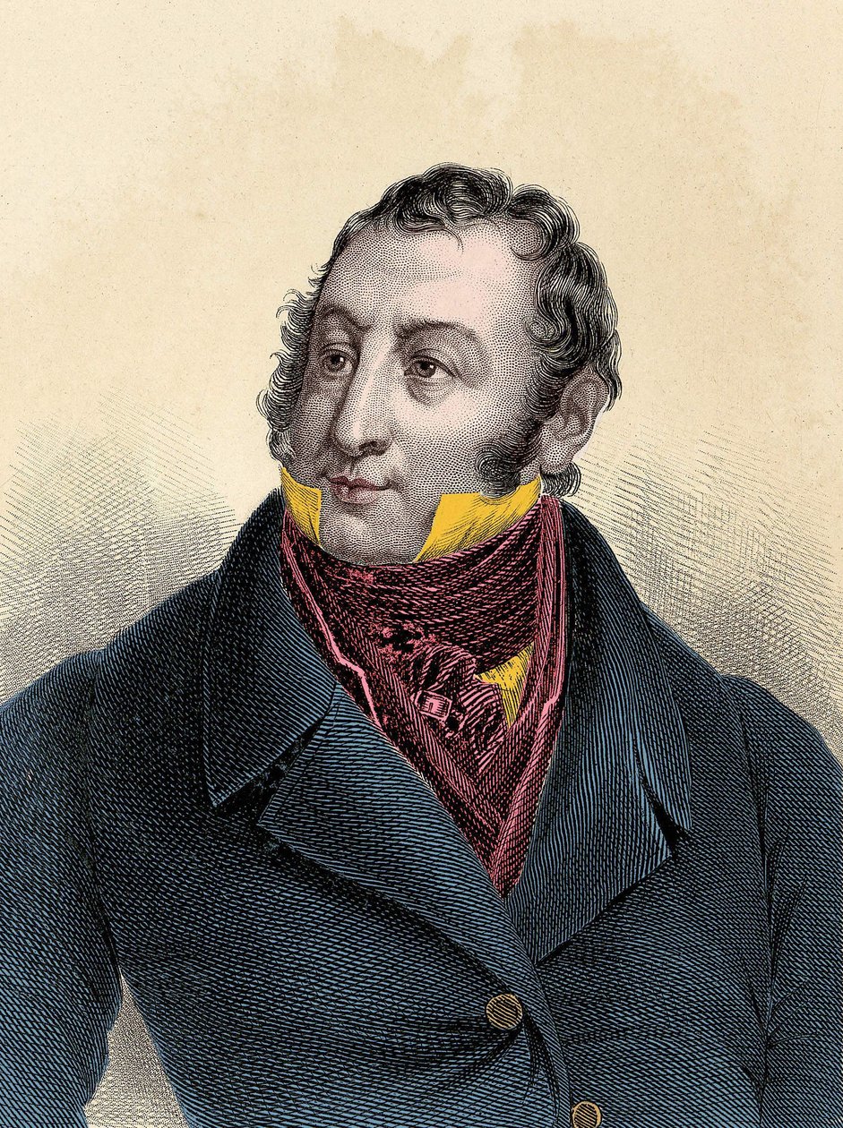 Portrait of Gioacchino Rossini (1792-1868) av Unknown artist