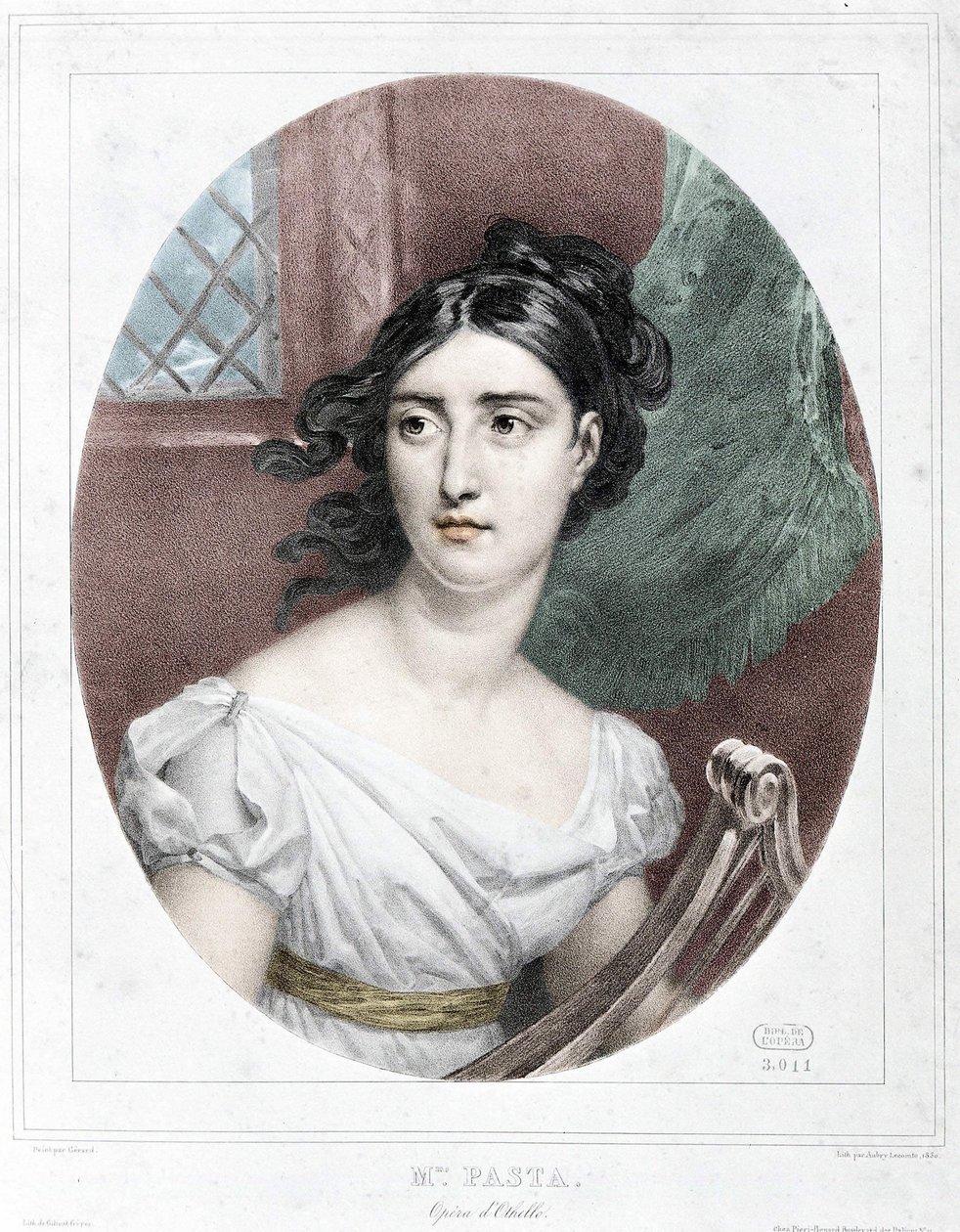Portrait of Giuditta Pasta (1797-1865) av Unknown artist