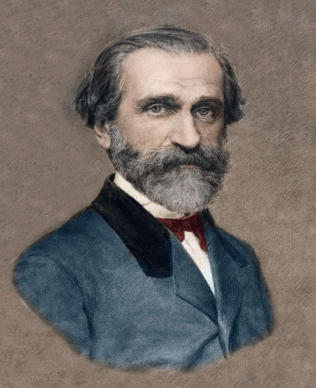 Portrait of Giuseppe Verdi av Unknown artist