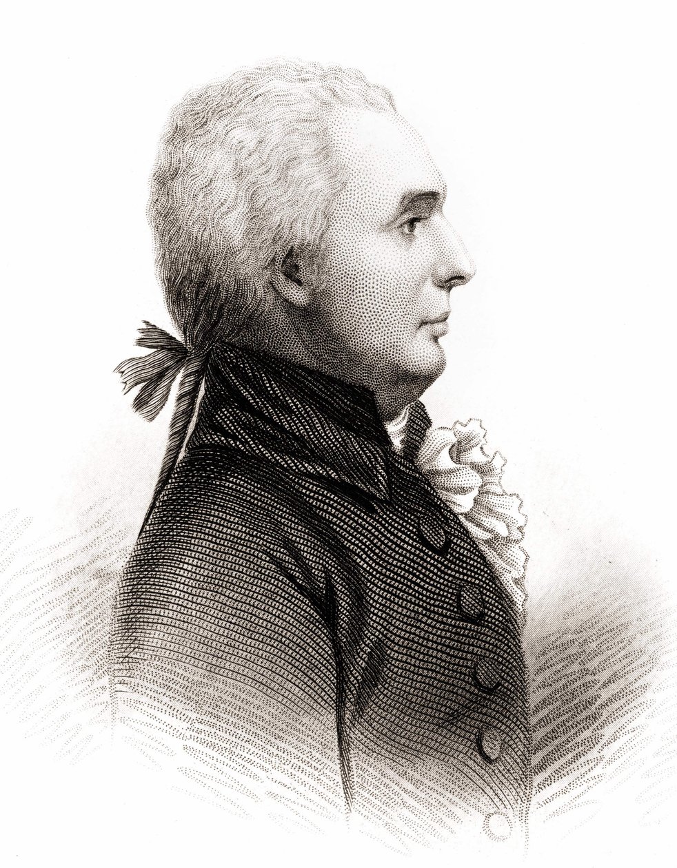 Portrett av guvernør Morris (1752-1816). av Unknown artist