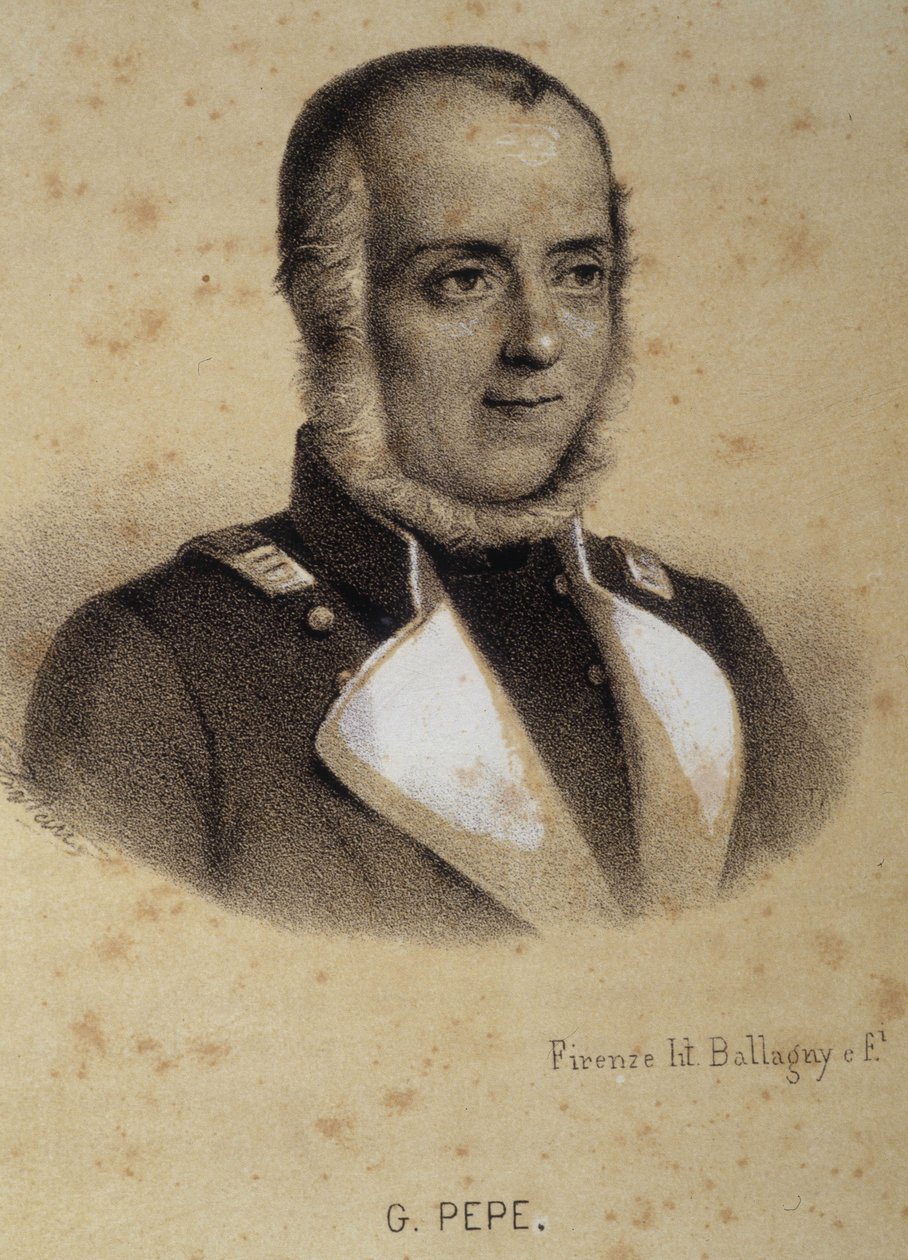 Portrett av William Pepe (1783 - 1855), av Unknown artist