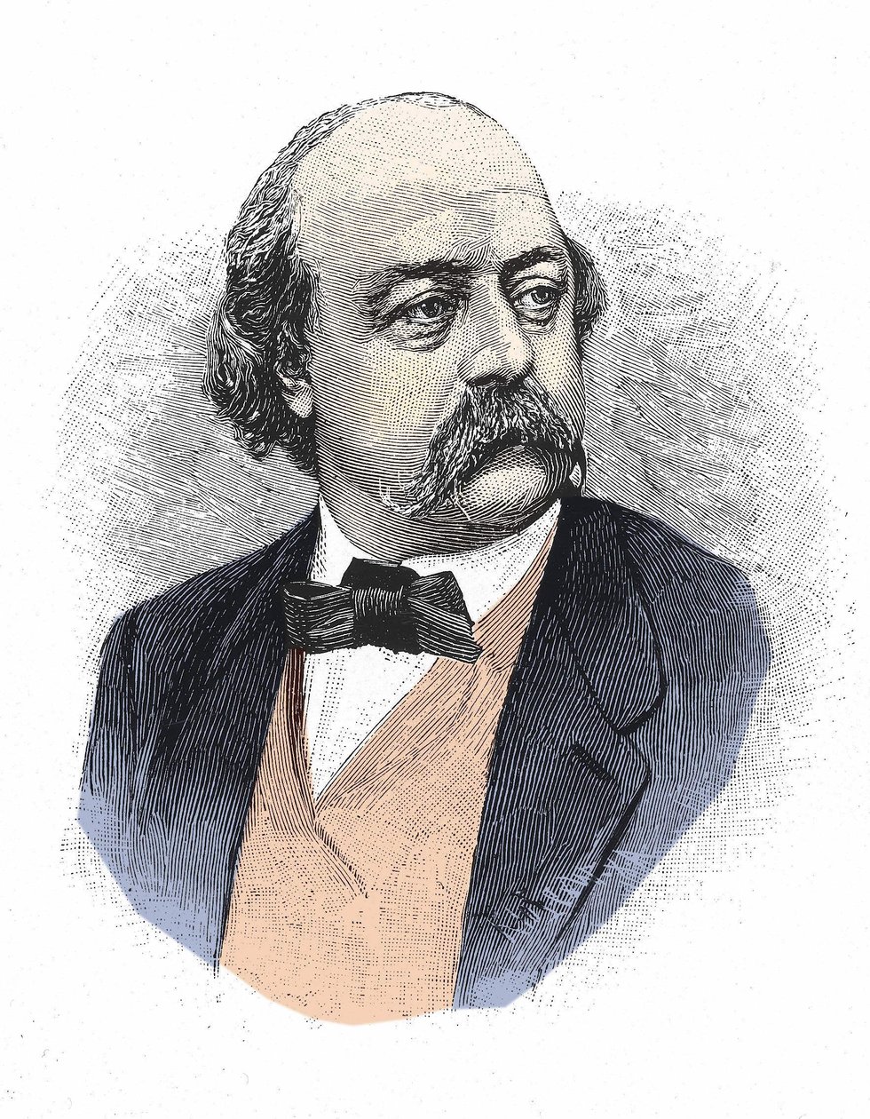 Portrait of Gustave Flaubert (1821 - 1880). av Unknown artist