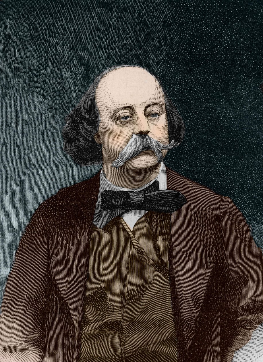Portrait of Gustave Flaubert (1821 - 1880) av Unknown artist