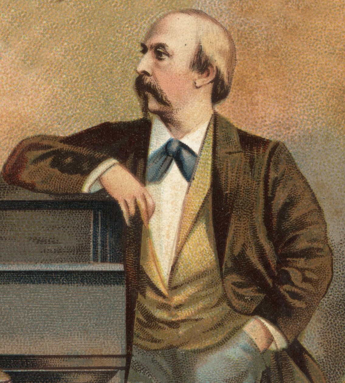 Portrett av Hans von Bulow (1830 - 1894). av Unknown artist