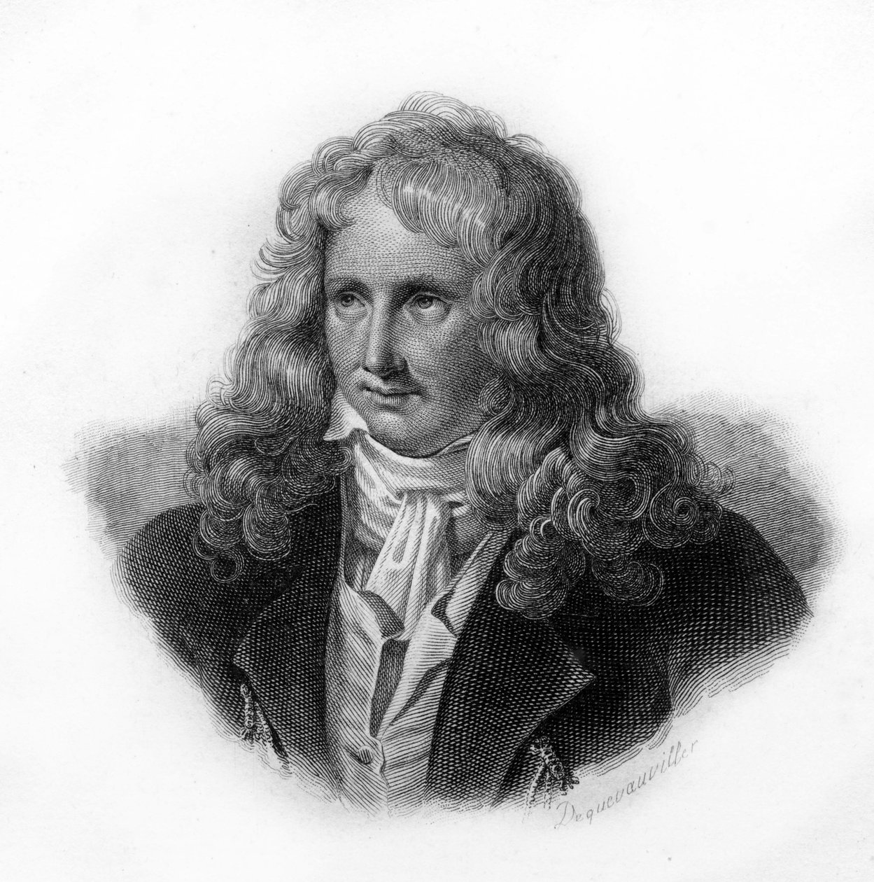 Portrett av Henri Bernardin de Saint Pierre (Saint-Pierre eller St-Pierre), fransk forfatter (1737-1814), gravering fra 1800-tallet. av Unknown artist