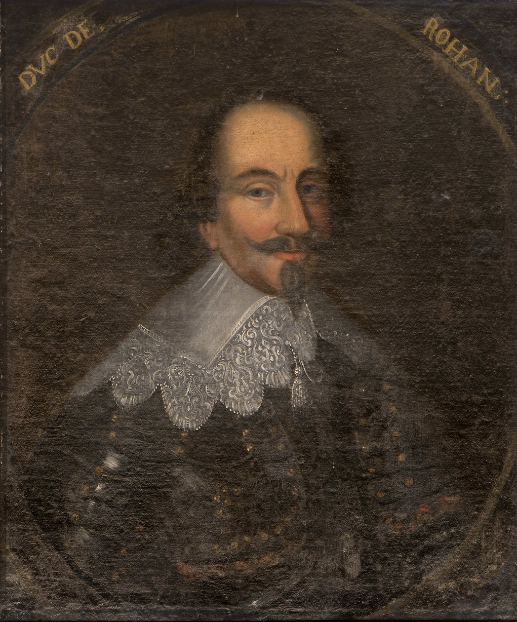 Portrett av Henri II de Rohan (1579-1638), hertug av Rohan og prins av Leon, anonym . Olje på lerret. Mål: 65x55 cm. Nationalmuseum Stockholm av Unknown artist