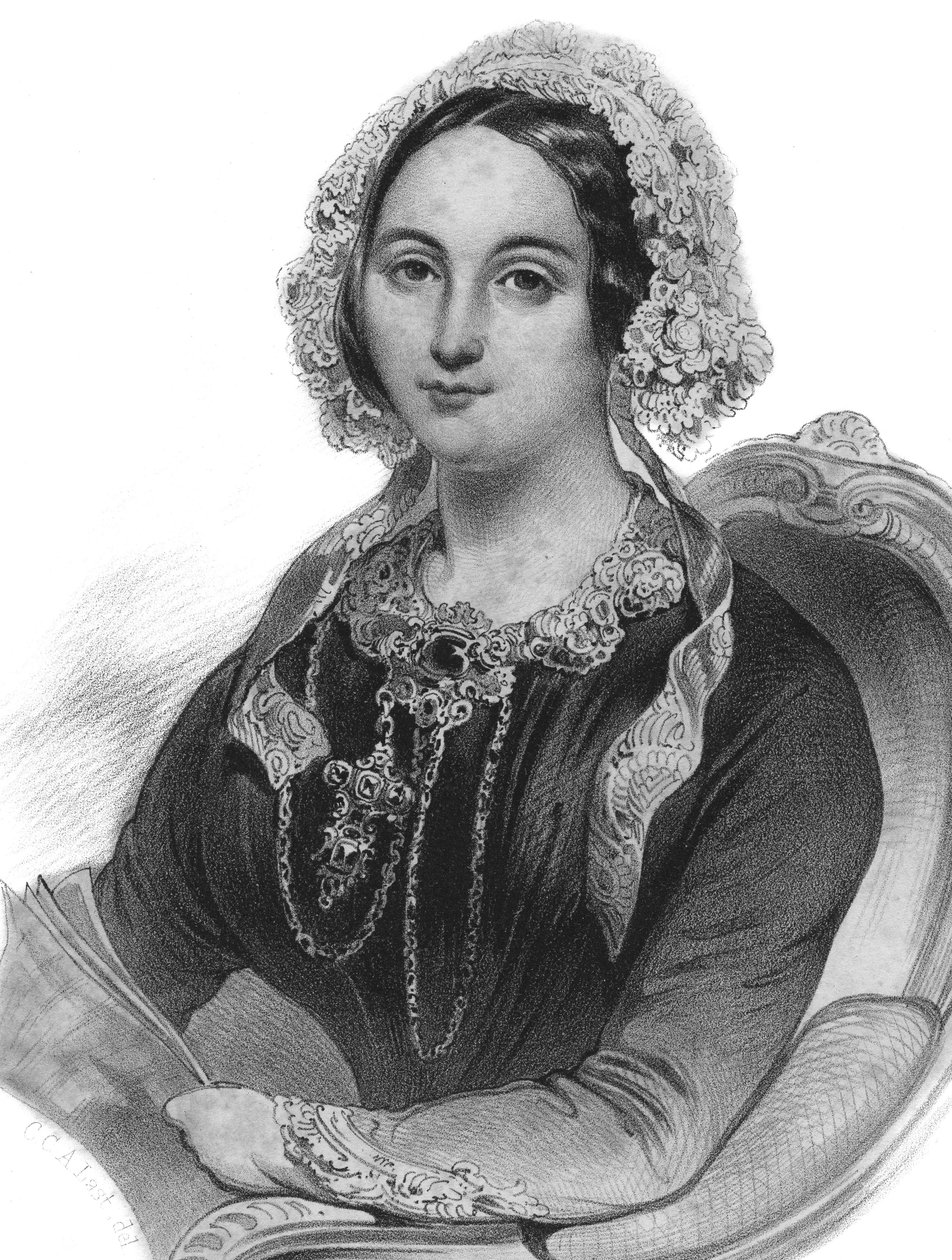 Portrait of Henriette Sontag Countess Rossi German operatic soprano - Portrait of Henriette Sontag (1806-1854), German singer. av Unknown artist