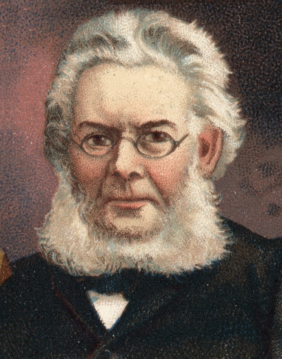 Portrett av Henrik (Henri) Johan Ibsen (1828-1906), norsk dramatiker. av Unknown artist