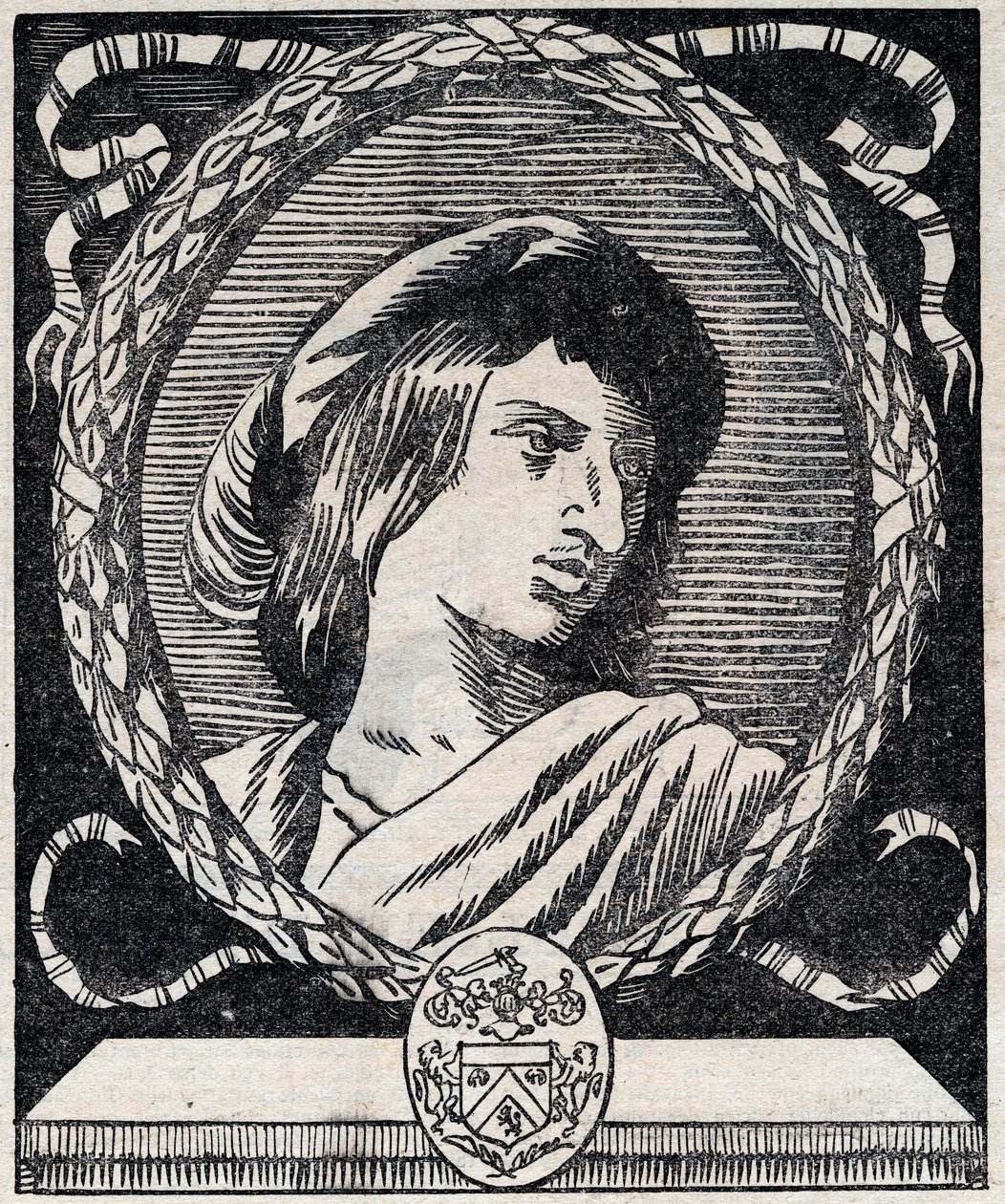 Portrett av Hercules Savinien Cyrano de Bergerac, fransk forfatter. Fra 1928. av Unknown Artist