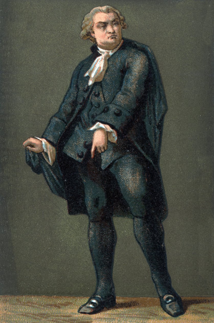 Portrett av Honore Gabriel (Honore-Gabriel) Riqueti, jarl av Mirabeau (1749-1791). av Unknown artist